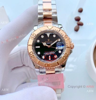High Quality Rolex Yachtmaster Rose Gold Replica Watch 41mm